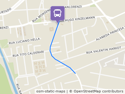 Mapa da parada