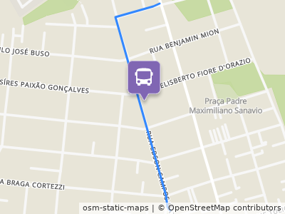 Mapa da parada