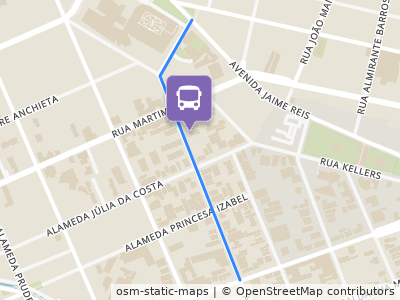 Mapa da parada