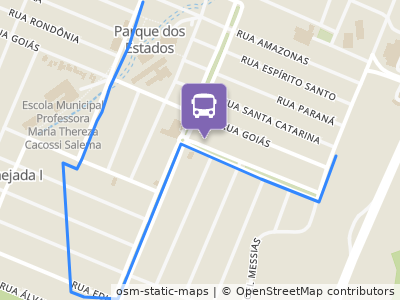Mapa da parada