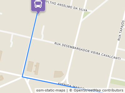 Mapa da parada