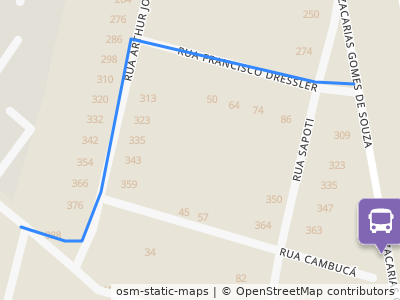 Mapa da parada