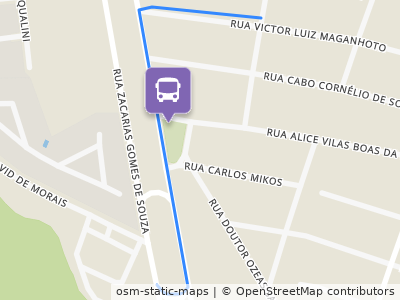 Mapa da parada