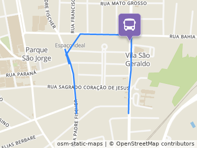 Mapa da parada