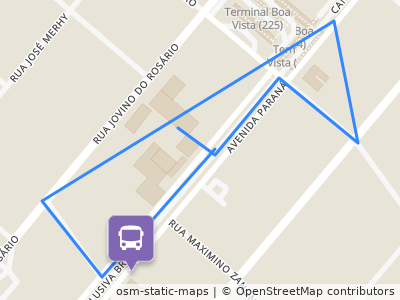 Mapa da parada