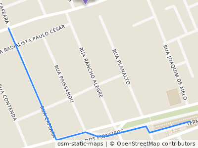 Mapa da parada