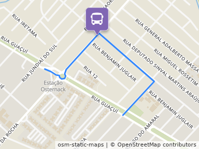Mapa da parada