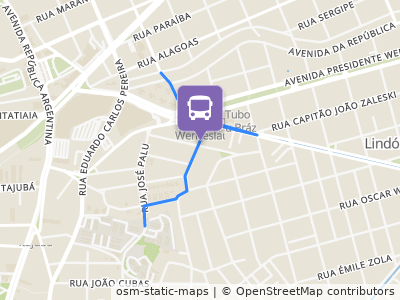 Mapa da parada