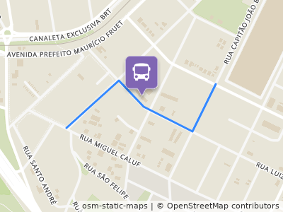 Mapa da parada