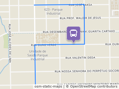 Mapa da parada
