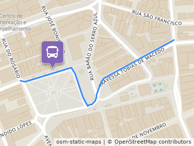 Mapa da parada