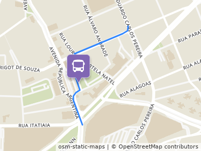 Mapa da parada