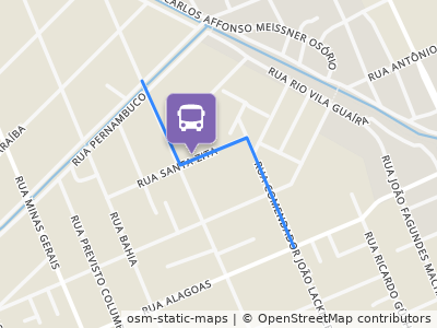 Mapa da parada