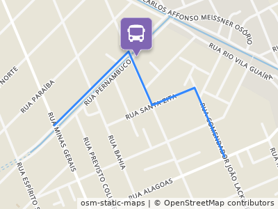 Mapa da parada