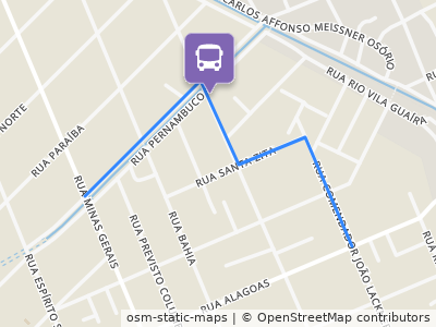 Mapa da parada
