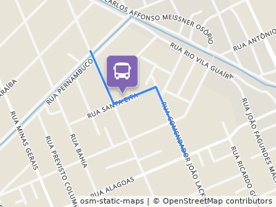 Mapa da parada