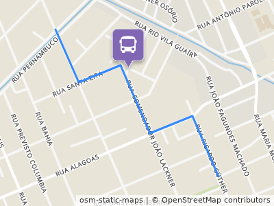 Mapa da parada
