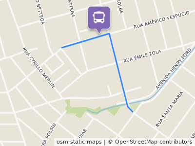 Mapa da parada