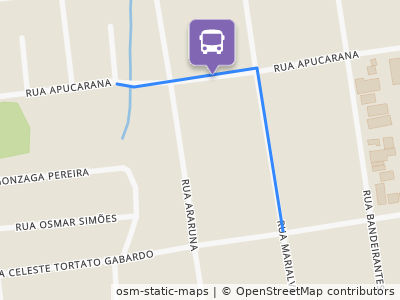Mapa da parada
