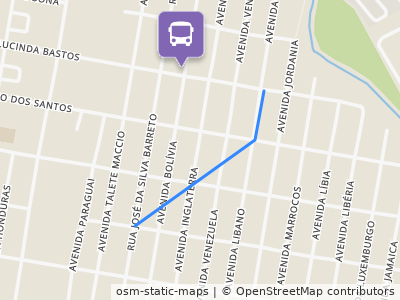 Mapa da parada
