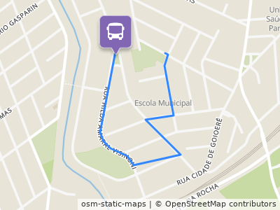 Mapa da parada