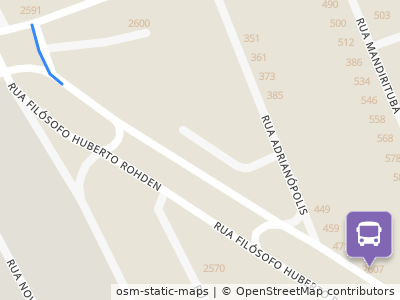 Mapa da parada
