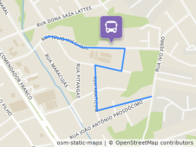 Mapa da parada