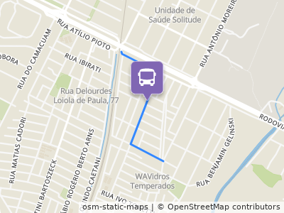 Mapa da parada