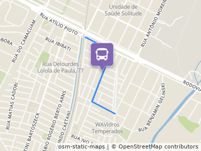 Mapa da parada