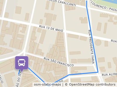Mapa da parada