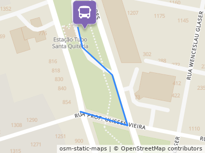 Mapa da parada