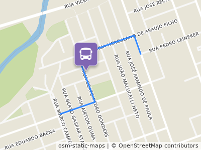 Mapa da parada