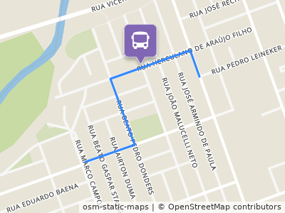 Mapa da parada