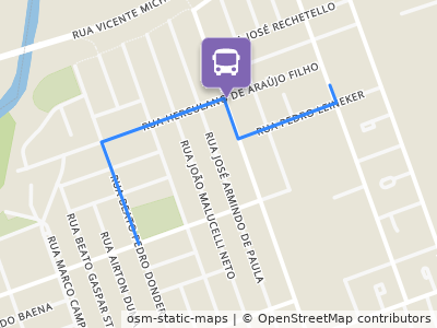 Mapa da parada