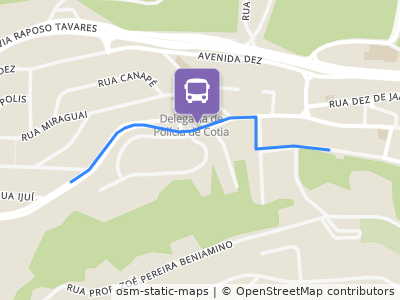 Mapa da parada