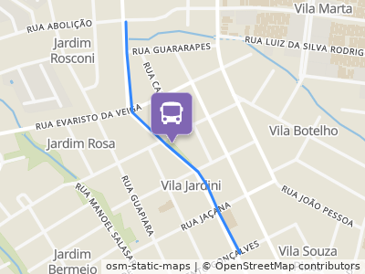 Mapa da parada