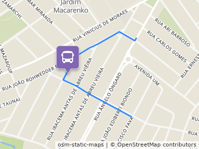 Mapa da parada