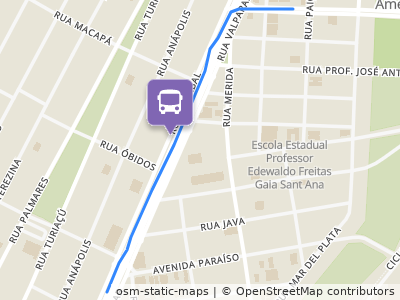 Mapa da parada