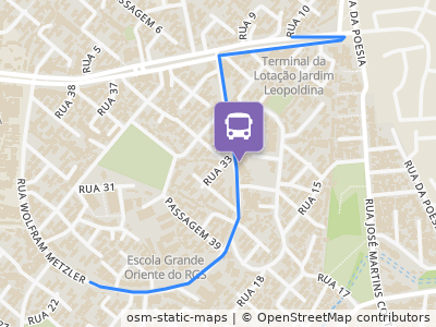 Mapa da parada