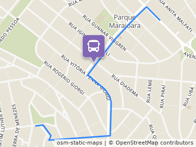 Mapa da parada