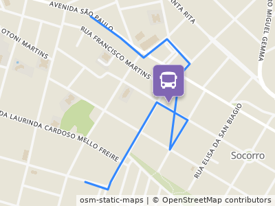 Mapa da parada
