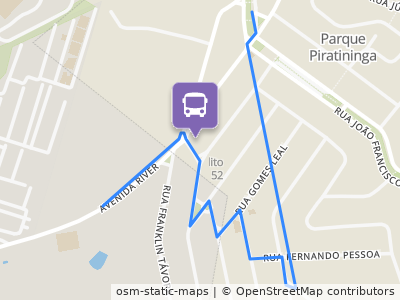 Mapa da parada