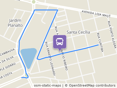 Mapa da parada