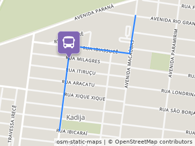 Mapa da parada