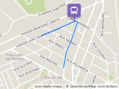 Mapa da parada