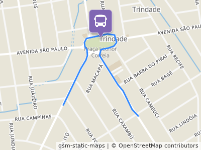 Mapa da parada