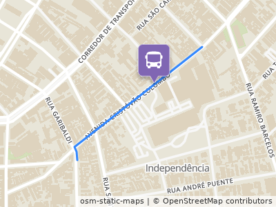 Mapa da parada
