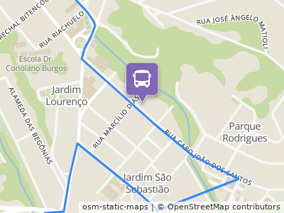 Mapa da parada