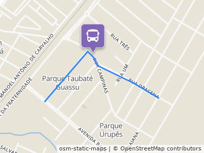 Mapa da parada