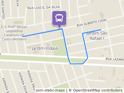 Mapa da parada